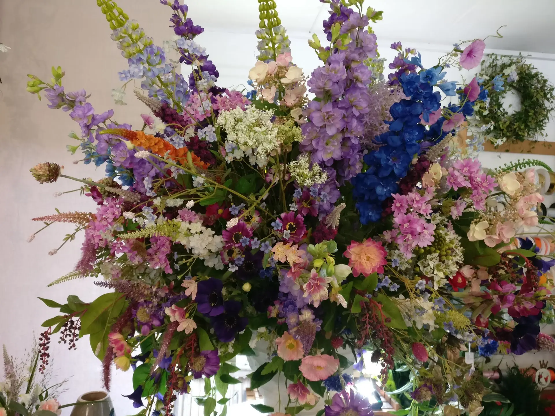 Artischoke Kunstblumen Wiesenblumen