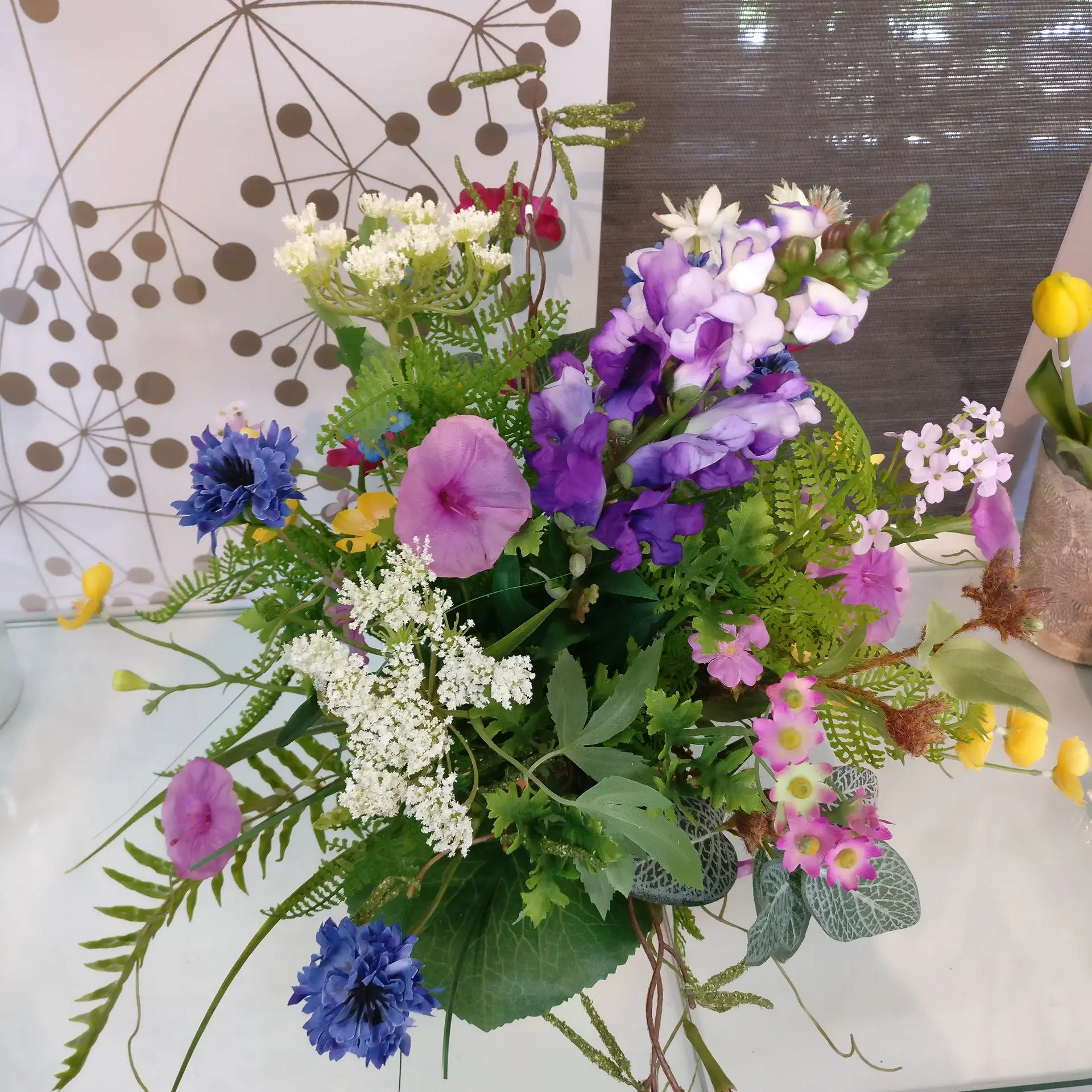 Artischoke Kunstblumen Wiesenblumen