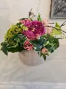 Rosenstrauß Artischoke Kunstblumen