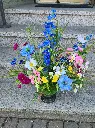 Blumenstrauß mit Wiesen & Gartenblumen